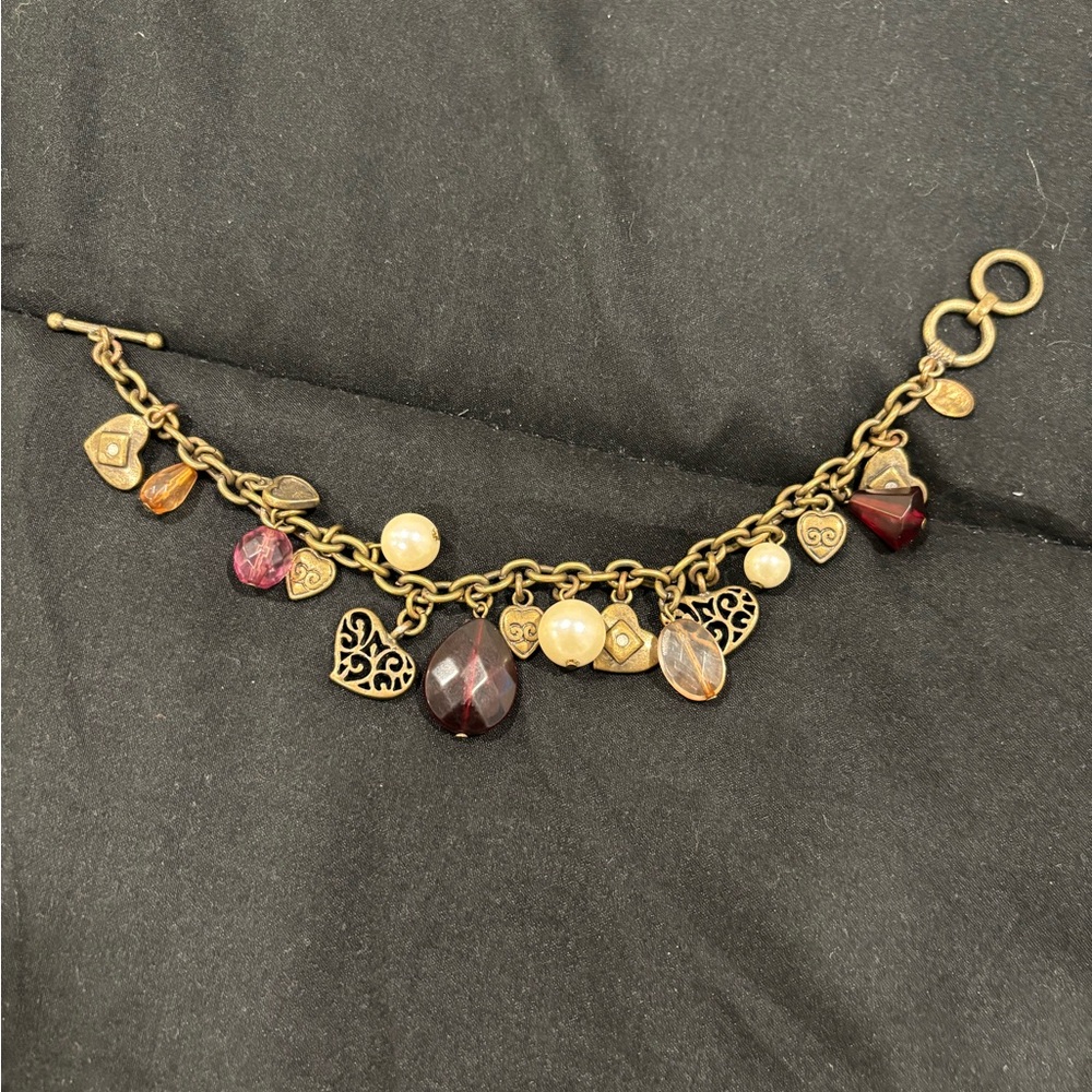 Vintage cookie lee charm bracelet